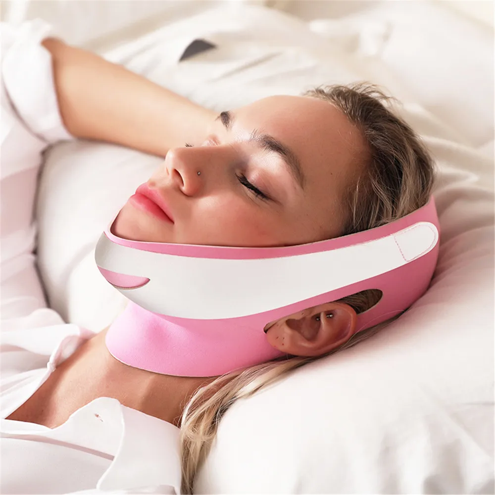 Профессиональный ремень для подтяжки подбородка лица 360 ремешок шеи похудения V