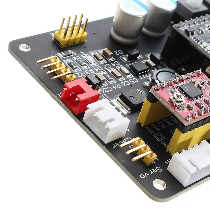EleksMaker Мана 3 оси драйвер шагового двигателя плате контроллера DC 12V микро USB