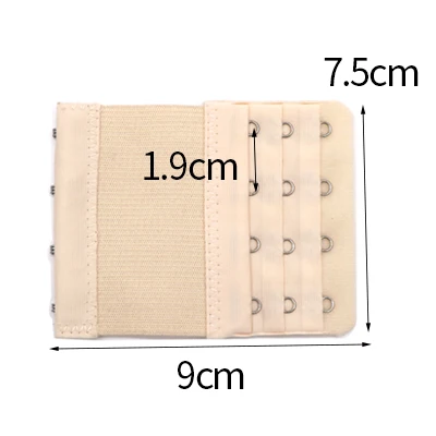 

Women Bra Extenders Extension Bra Accessories Bra Lengthen Expander Adjustable Belt Buckle 2/3/4 Hooks Intimate Accessories