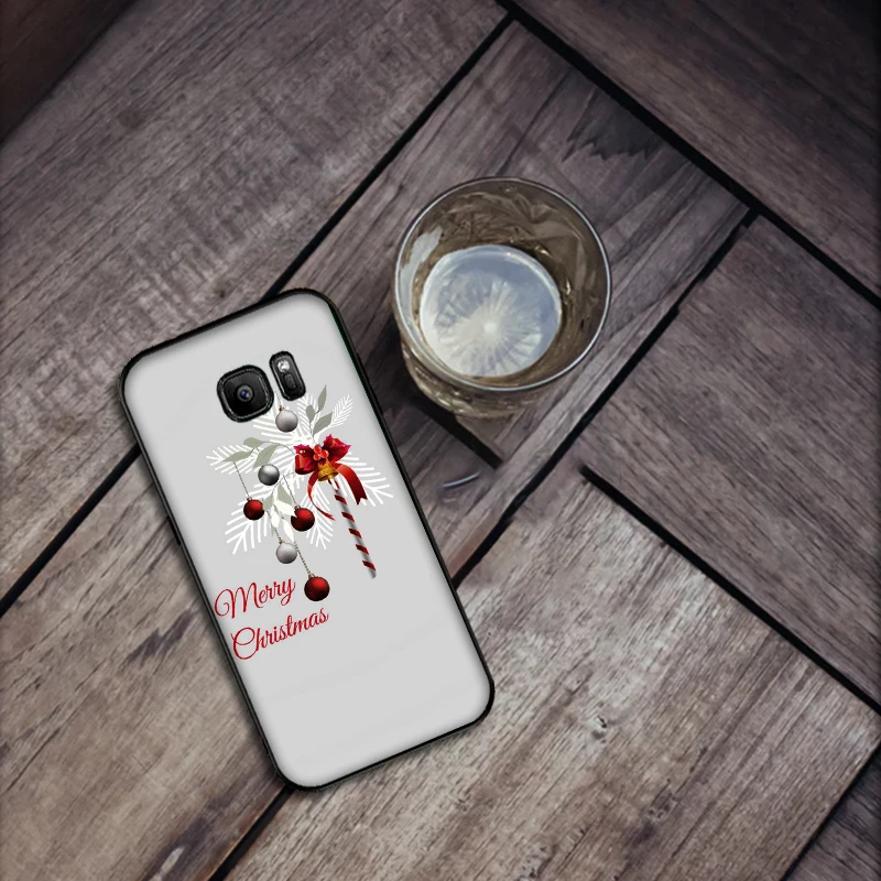 Рождественские огни Мягкий силиконовый чехол для телефона Samsung Galaxy S6 S8 край S7 S9