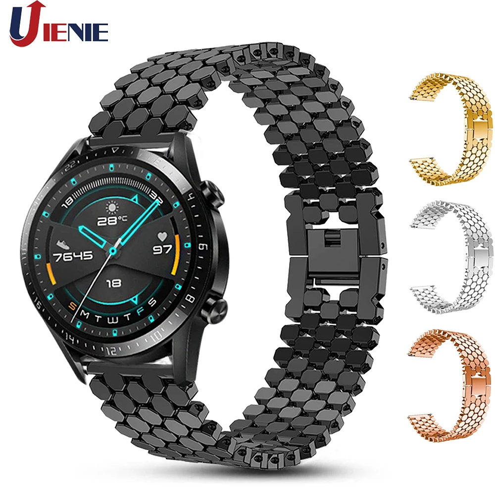 Ремешок для часов Huawei Watch GT GT2 46 мм браслет Honor Magic/ Active из сплава Samsung Gear S3 22
