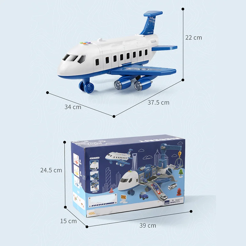 

Children Boy Toy Music Story Simulation Track Inertial Airplane Model Toy Music Airplane Girl Boy Birthday Gift Christmas Gift