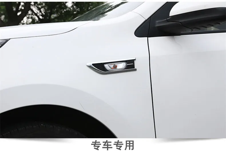 2 шт. автомобильный значок наклейка в форме лезвия на крыло боковая s для Kia Rio 4 2017