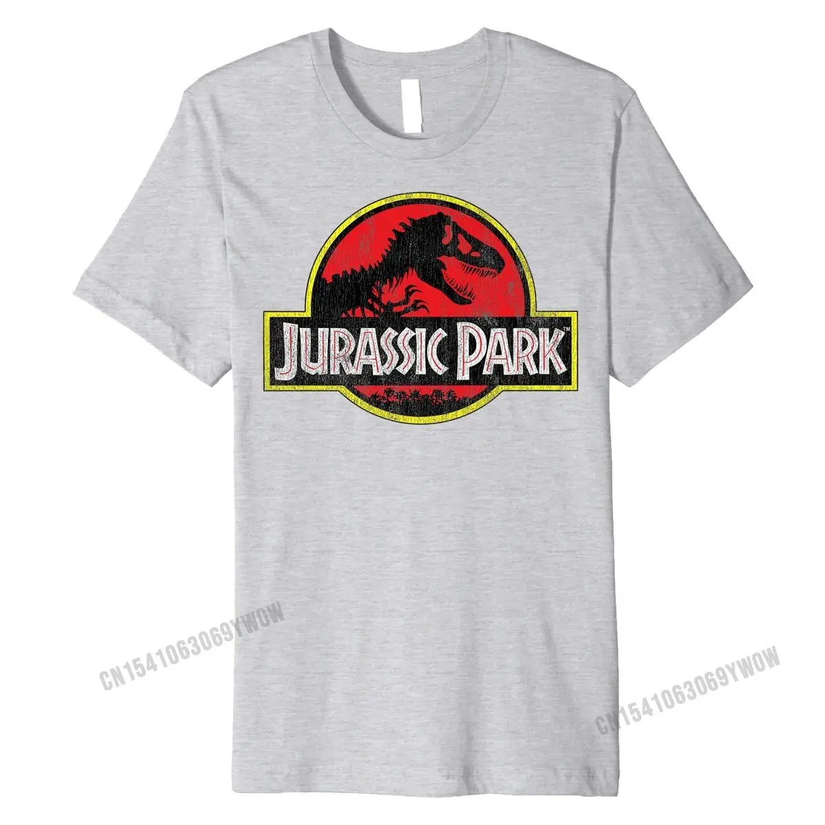 Футболка мужская хлопковая с изображением парка Юрского периода | Мужская одежда
