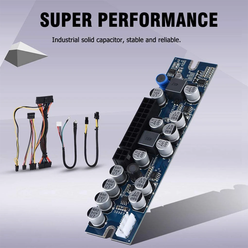 

Computer Power Supply Module 12V 300W DC DC ATX Peak PSU Pico ATX Switch Mining PSU 24pin MINI ATX PC Power Supply Board