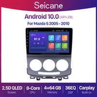 seicane 9 inch android 10 0 232g car radio gps for mazda 5 2005 2006 2007 2010 navigation gps multimedia video player no 2 din