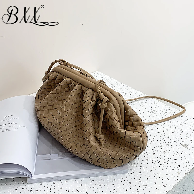 BXX Sac/2019 модная осенне зимняя роскошная женская сумка дизайнерская тканая сетевая