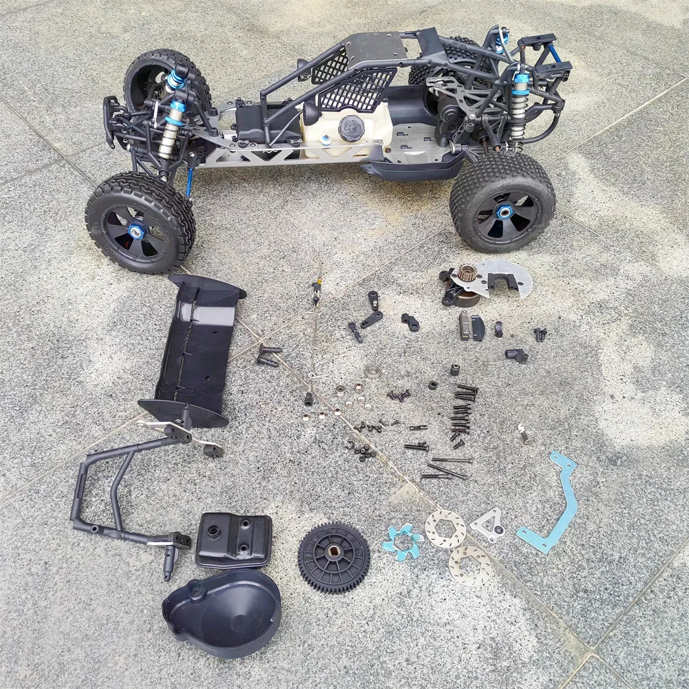 Baja 5b-chasis 80%, kit de baja 5b, 2wd, no incluye bater&iacute;a de motor, mando a distancia y servos de gasolina, alto perforador-5