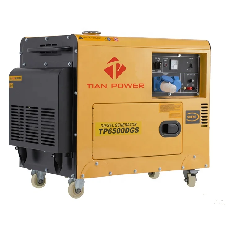 

Хорошая цена 7 кВт однофазный бесшумный дизельный генератор