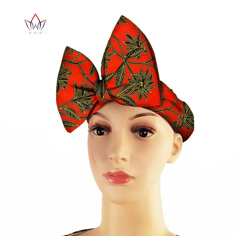 Повязка для волос девочек тюрбан Африканские Этнические Geo батик головная