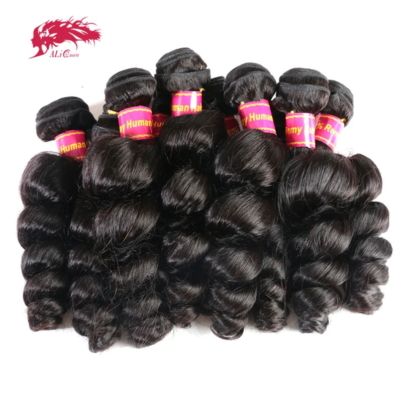 Али queen hair бразильские волосы волнистые волосы Комплект комплект из 10 штук натуральные Цвет 12-30 дюймов Инструменты для завивки волос для наращивания Волосы remy