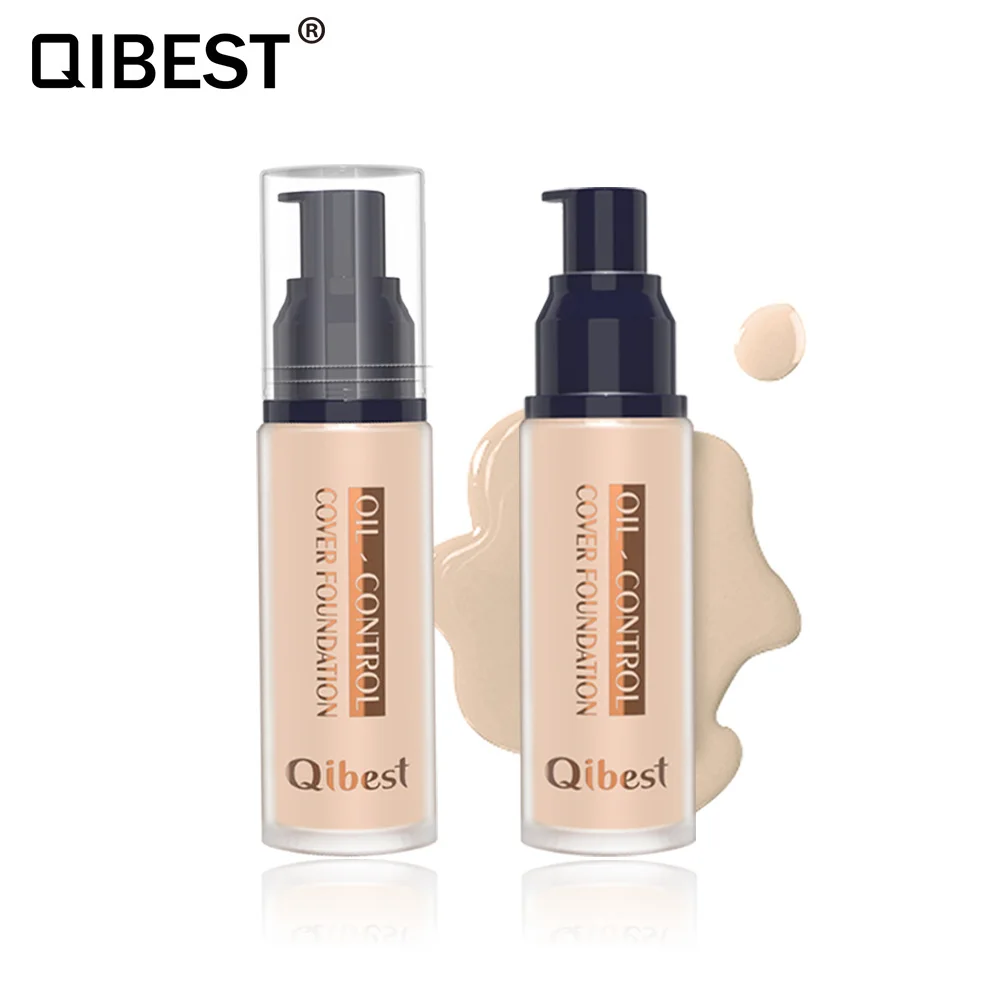 

Жидкая Основа QIBEST для жирной кожи, эволюция кожи, искусственный макияж для лица, Осветляющий хайлайтер, фотокрем