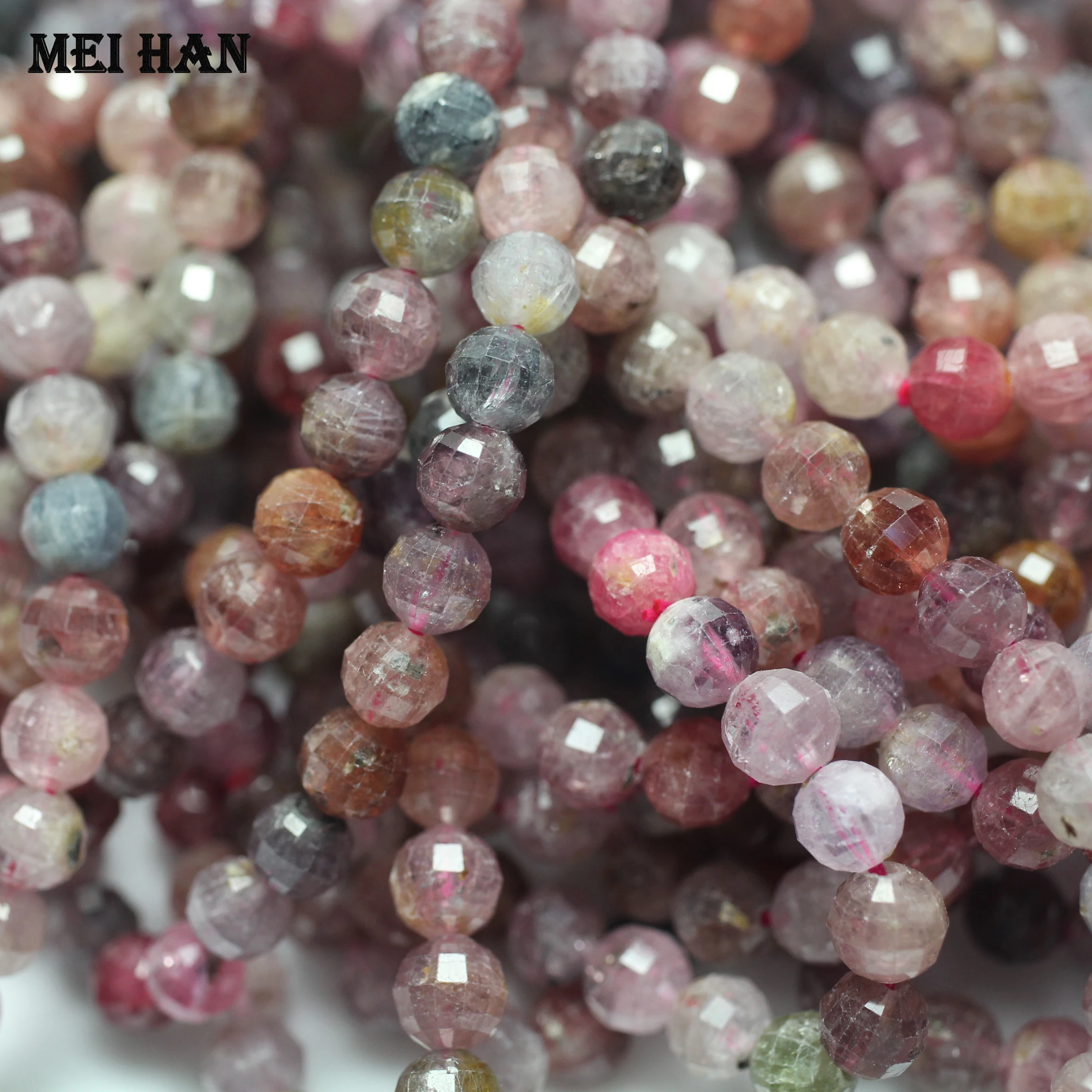 Натуральные (2 браслета/набор) Редкие удивительные красочные шпинель 6-6 8 мм