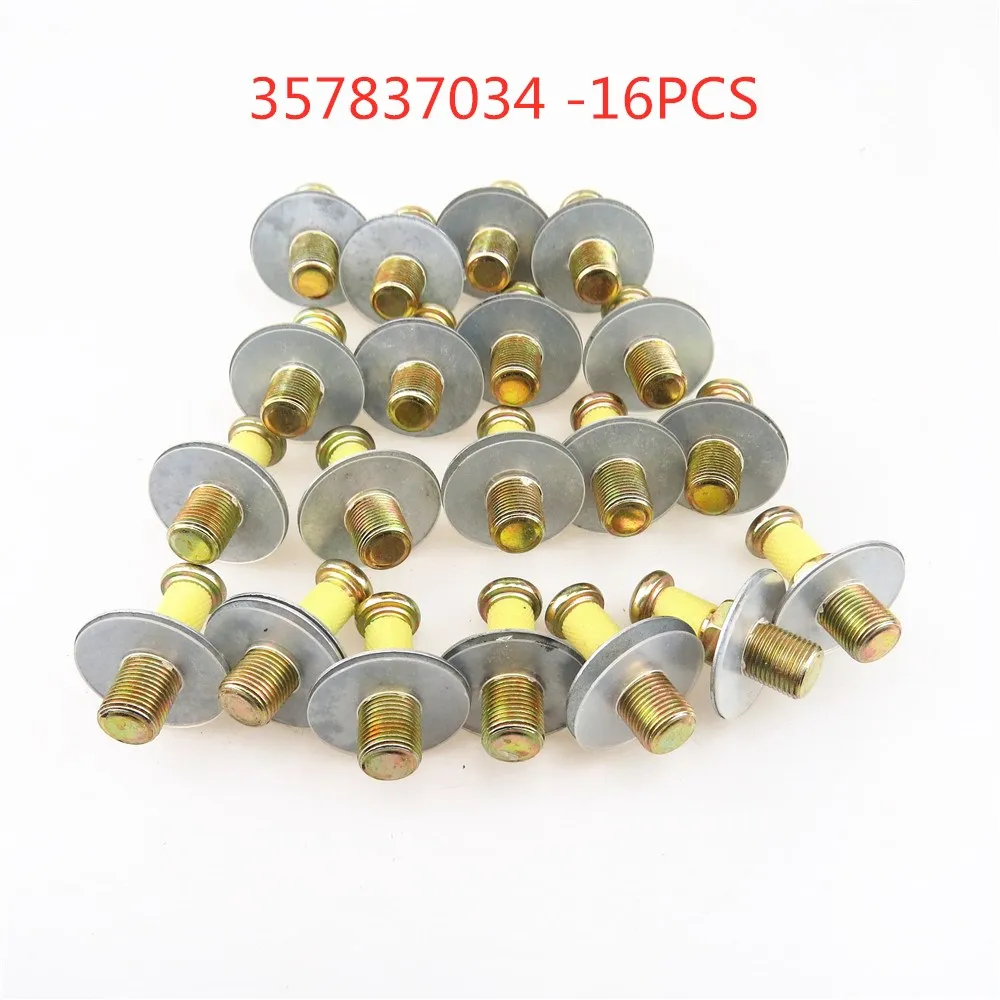 SCJYRXS Qty16 штыри для дверного замка сенсорный винт A100 A200 Passat B3 B4 B5 Golf MK2 MK3 Seat Toledo