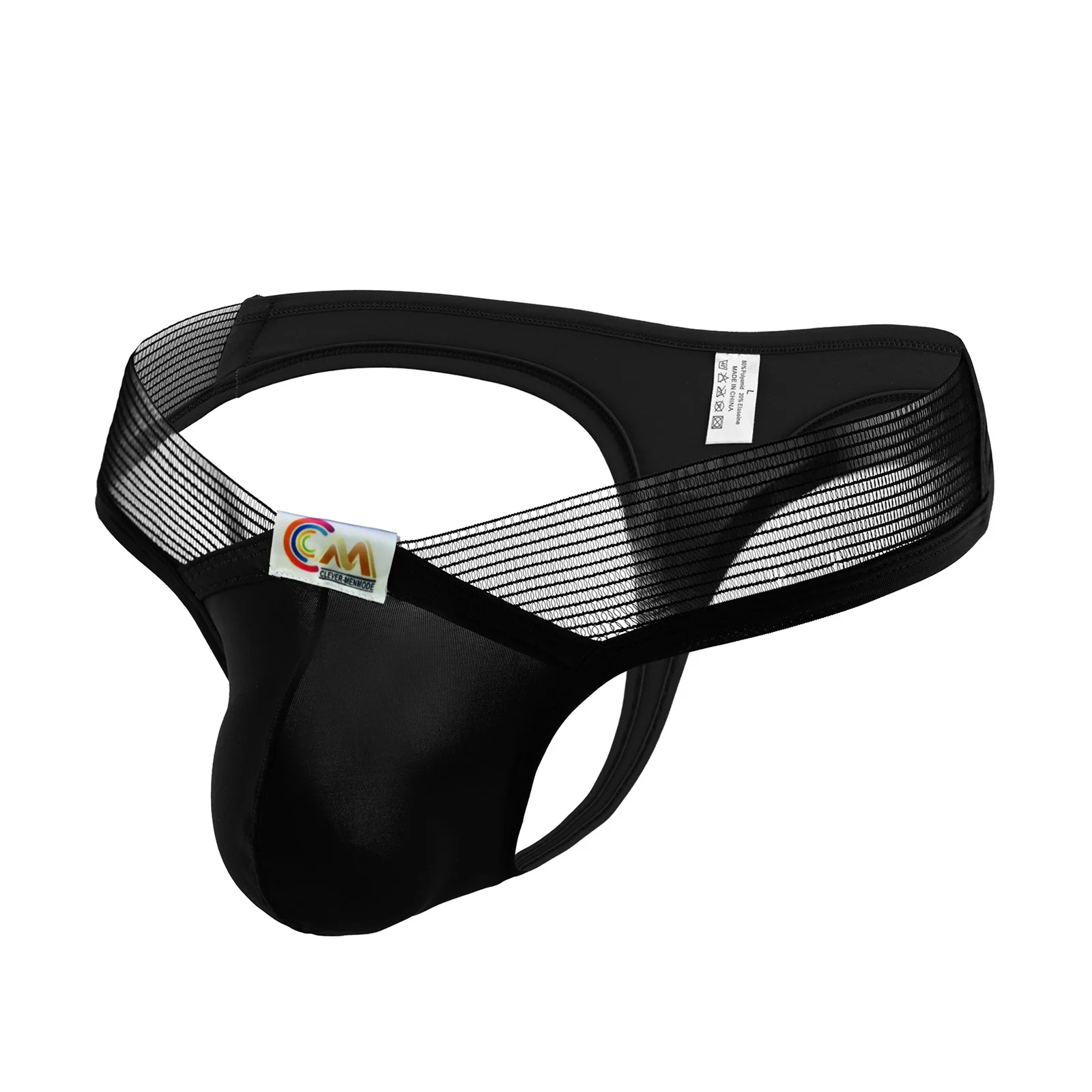 Мужские модные брифы CLEVER T-back мужские трусы-Тонги из ледяного шелка трусы