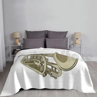 musical instrument trumpet blanket super soft warm light thin trumpet horn musical instrument brass cornet trumpeter