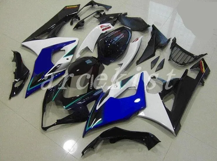 

New ABS Injection Mold motorcycle fairings kit Fit for Suzuki GSXR1000 K5 2005 2006 05 06 GSX-R1000 Fairing black white blue