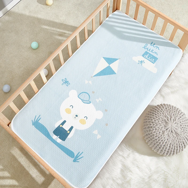 65x120cm Водонепроницаемые детские пеленки BabyGreat, переносные складные моющиеся, хлопок, дышащие, для младенцев, постельные принадлежности, Герметичная прокладка - Цвет: 65x120cm
