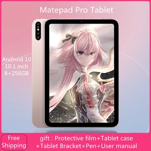 tablet 10 1 inch matepad pro tablet android 1920x1200 4g network 8gb ram 256gb rom ten core tablette android google play type c free global shipping