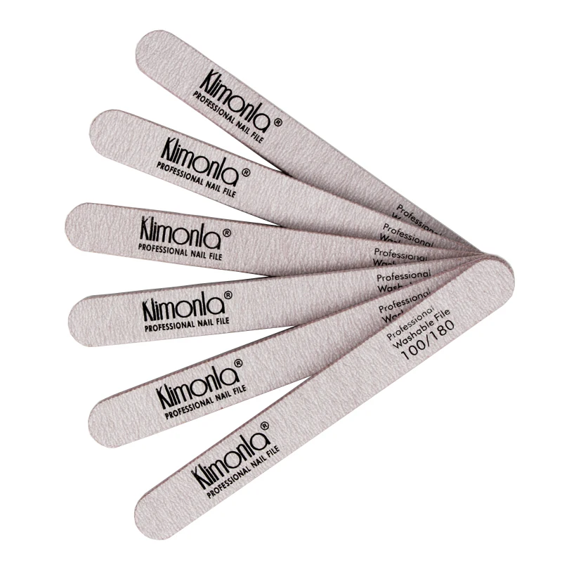 Профессиональная шлифовальная пилка для ногтей зернистость 100/180 25 шт./лот|Пилки и