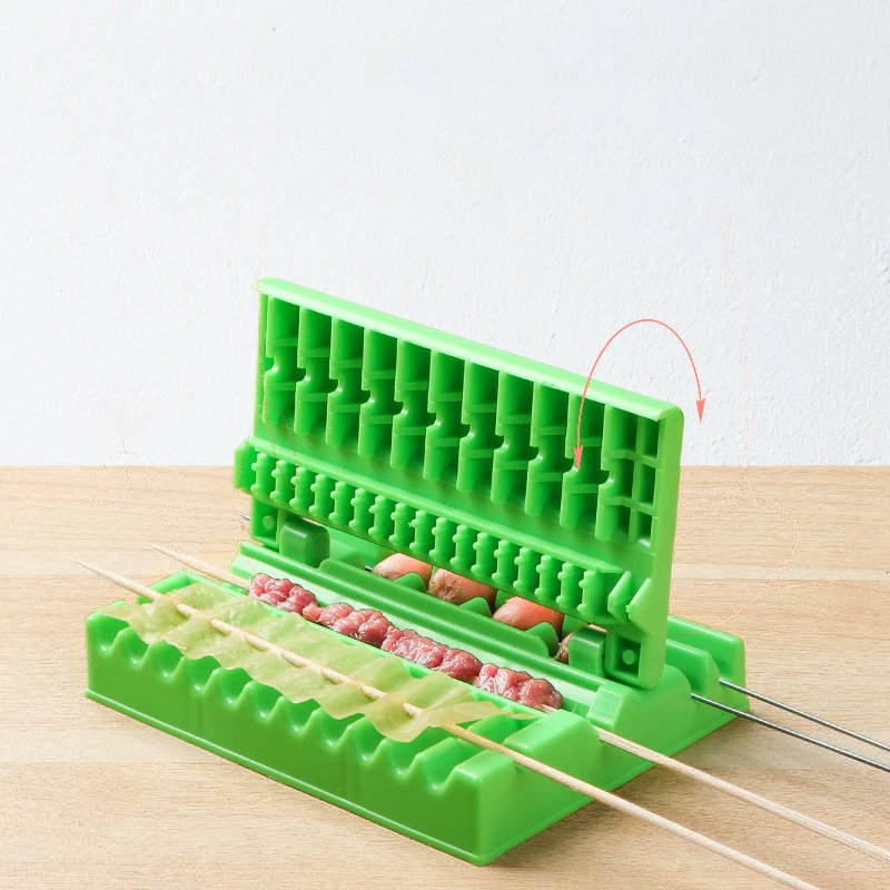 Шампура для шашлыка приготовления барбекю Стрингер коробка Инструменты машина