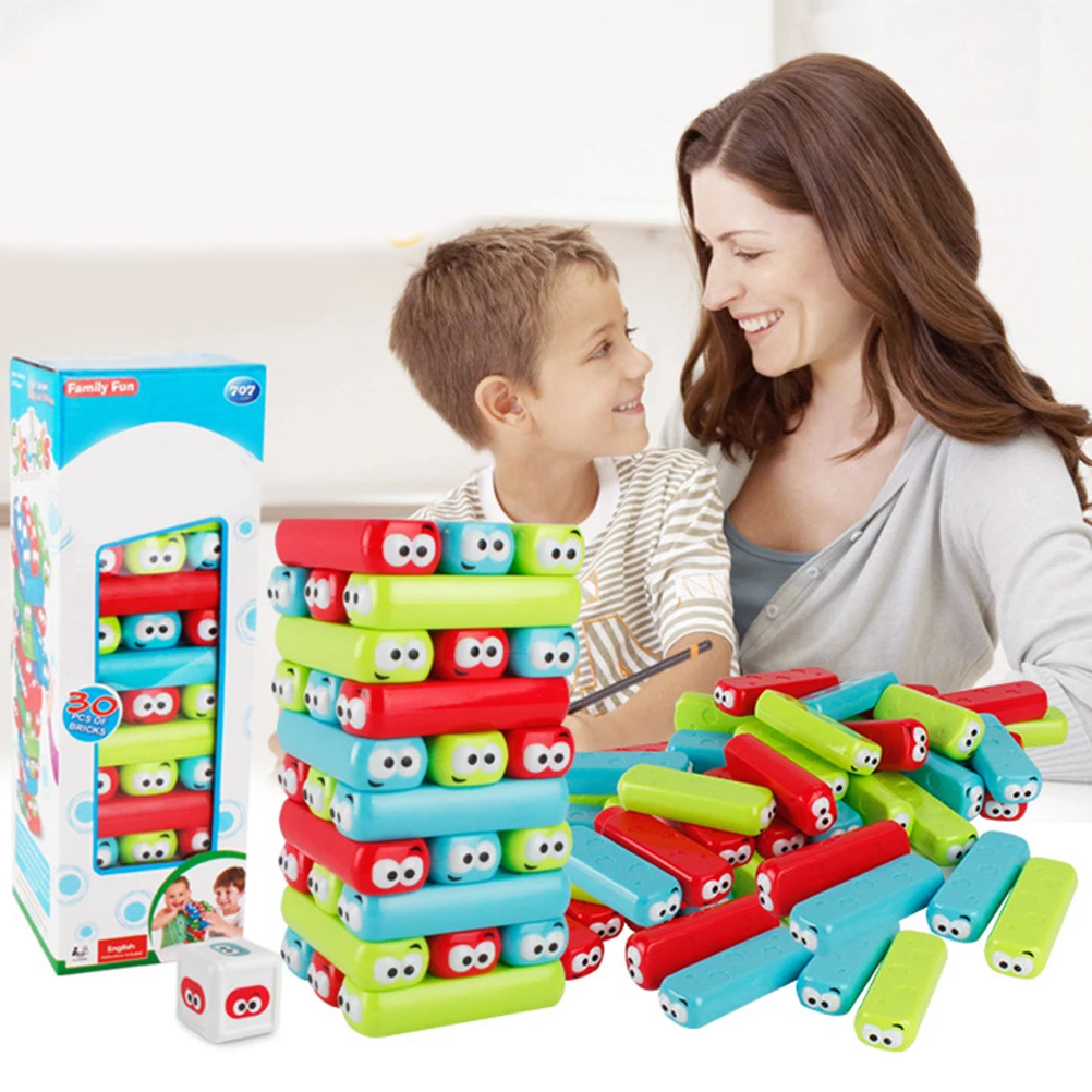30 шт. детская стек высокая модель строительные блоки интеллектуальные игрушки