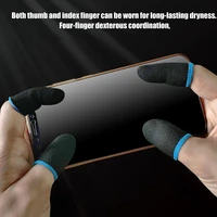 gaming finger sleeve game controller sweatproof gloves breathable fingertips for mobile games touch screen finger cots cover new
