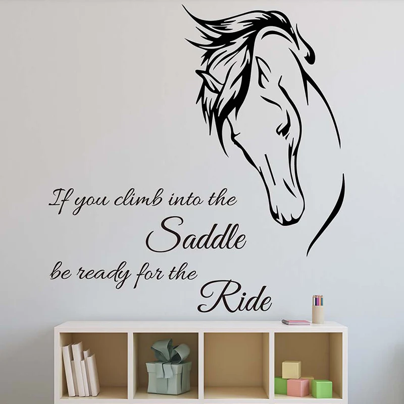 Если вы заберетесь в седло будьте готовы к поездке цитаты с настенные Переводные