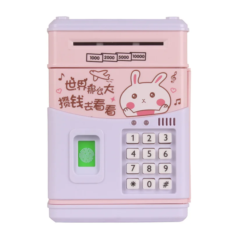 Электронная Копилка Банкомат с паролем сейф для сохранения купюр и монет