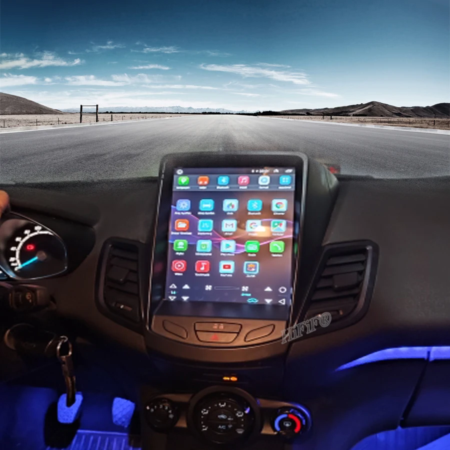 Автомобильный мультимедийный видеоплеер Carplay DSP 8 + 128G 4G ядер Android 10 для Ford Fiesta 2009