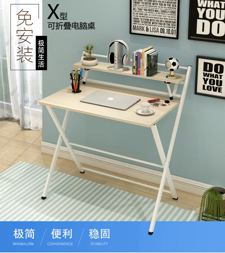 

Simple folding table learning writing desk desk simple modern home desk bedroom desktop computer desk office desk study desk