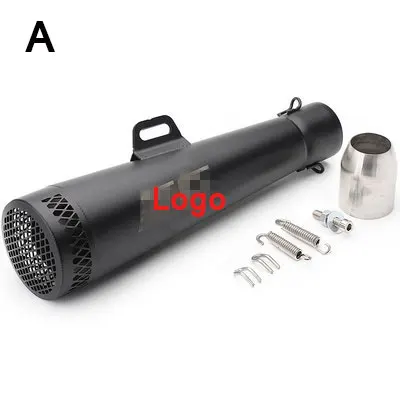 A Мотоцикл выхлопной Akrapovic GP глушитель Escape Moto Echappement выхлопная труба модифицированная для FZ6 CBR250 ninja400/250 gsxr600 MT09 07 - Цвет: A