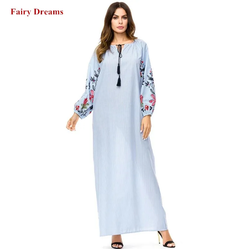 Дубай абайя Турецкая Одежда Цветок Турция Бангладеш Кафтан Исламская одежда