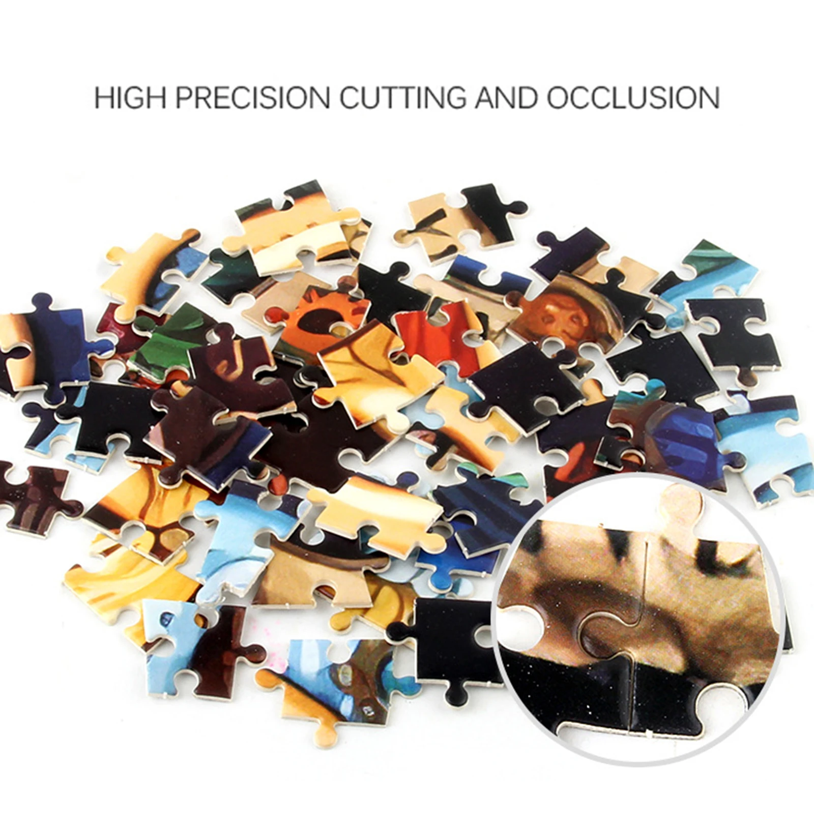 Круглая головоломка 1000 шт. для взрослых-зодиакальный гороскоп головоломка-DIY