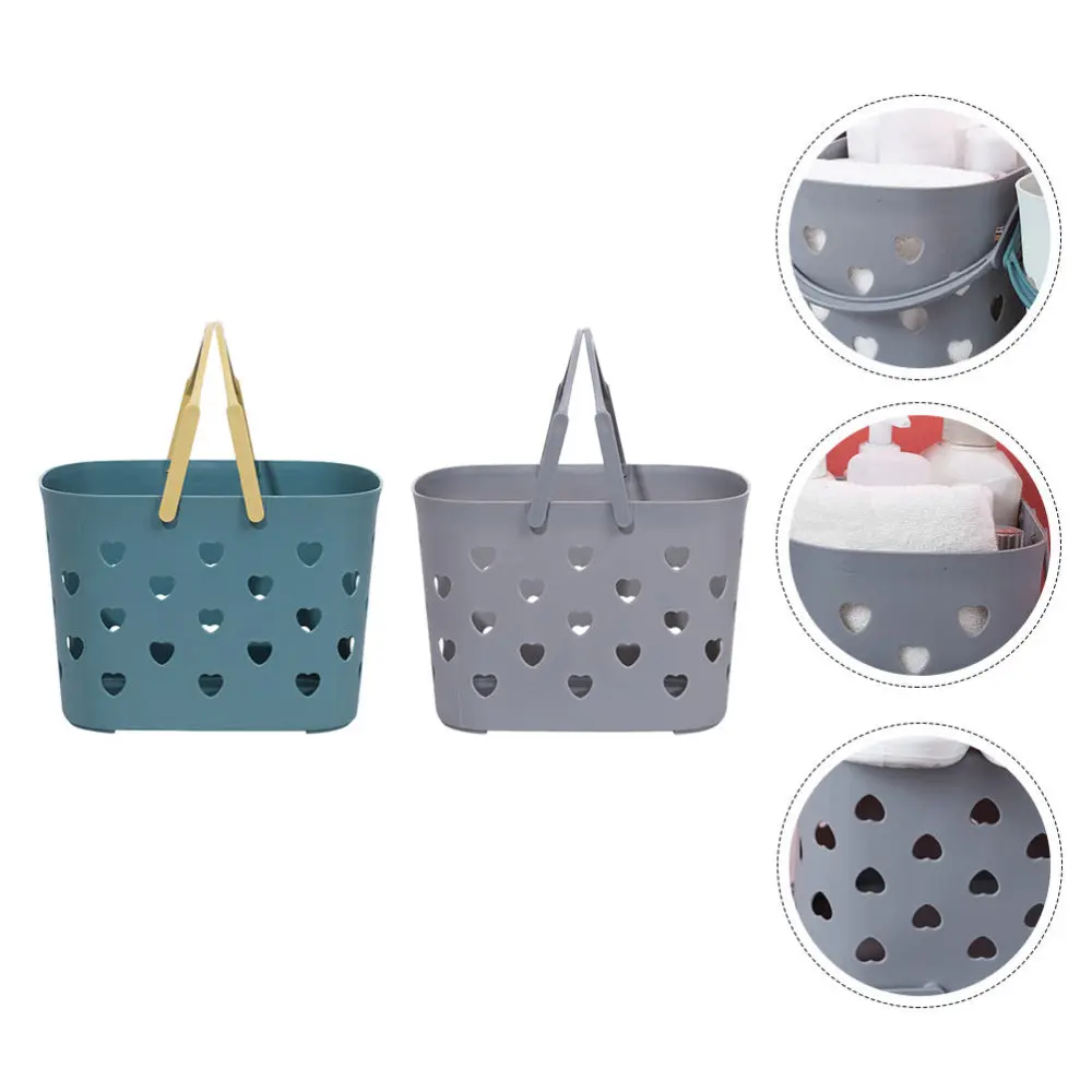 2 шт. ажурные корзины для фруктов и овощей тоут ванны (синий + серый) | Дом сад