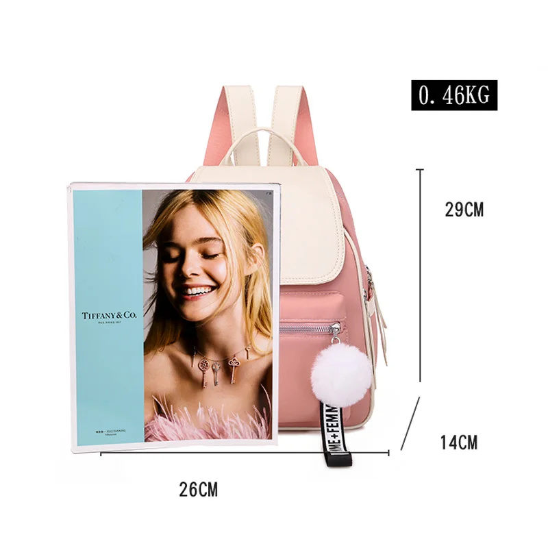 Водонепроницаемый рюкзак из ткани Оксфорд для девушек |