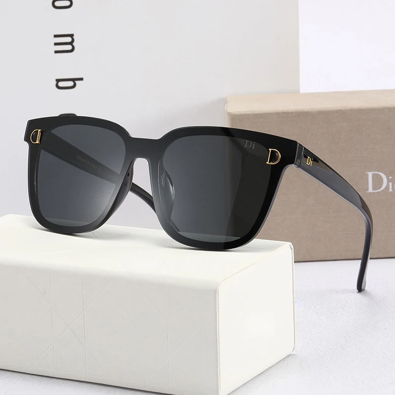 

New Fashion Sunglasses For Women Black Polarized Square Shades Retro Women's Sunglasses Brand Designer UV400 Glasses