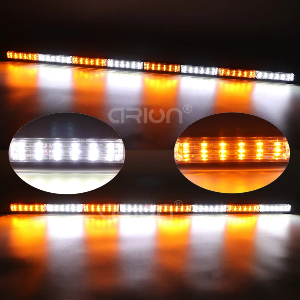 12 48LED односторонняя аварийного трафика советник Strobe Сканер светильник Бар