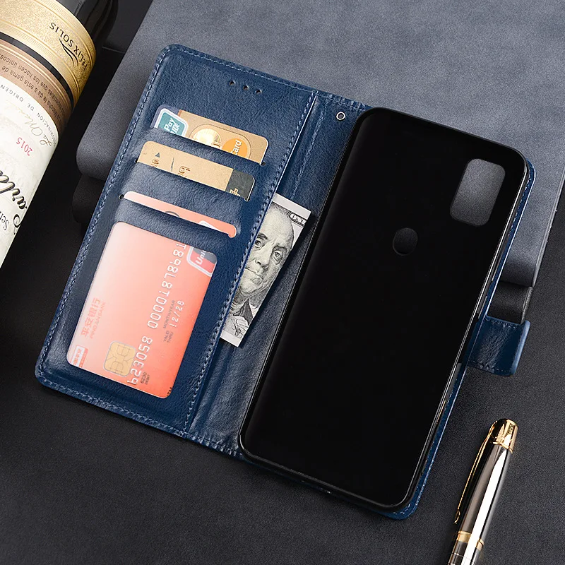 Для ЖК дисплея Zte Blade A7S 2020 чехол Кожаный портмоне с откидной крышкой для телефона