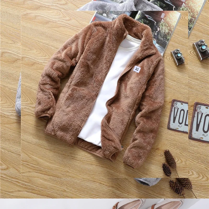 

Acne Studios coral fleece warm spring and autumn men's jacket trend shopping winter jacket slim version 2022 new men's casual fl