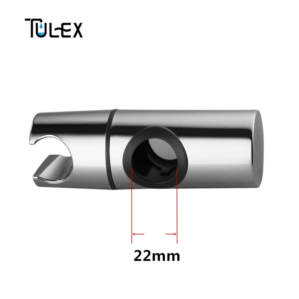 TULEX Замена душа часть 22-25 мм Ручная душевая головка держатель для слайдера бар высота и угол регулируемый распылитель держатель