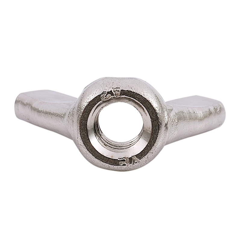 M6 6mm Thread Metal Wingnut Butterfly Wing Nuts Silver Tone 12pcs | Обустройство дома