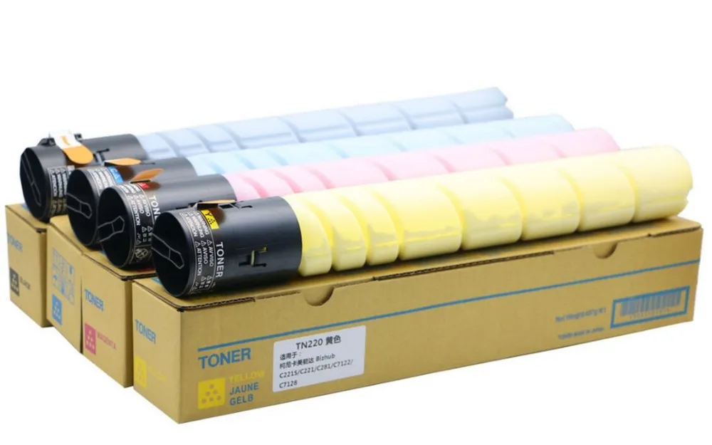 Тонер-картридж TN220 для Konica Minolta Bizhub C221/221S/281 C7122 | Компьютеры и офис