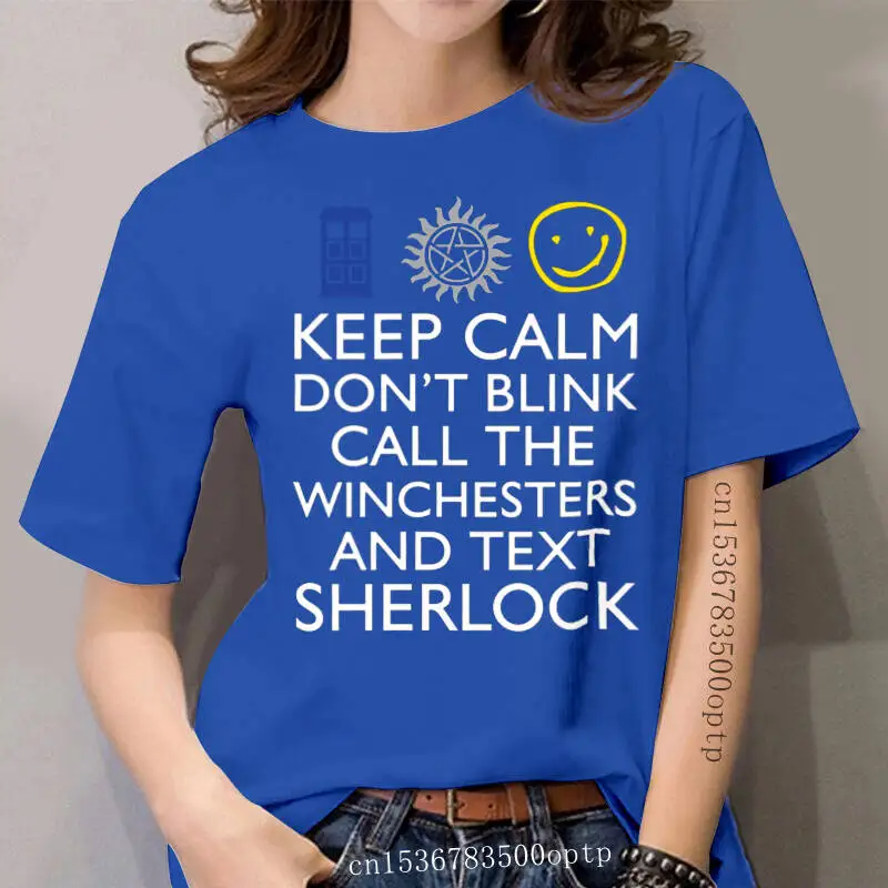 

women t-shirt Superwholock Supernatural T Shirt tshirt Women t shirt