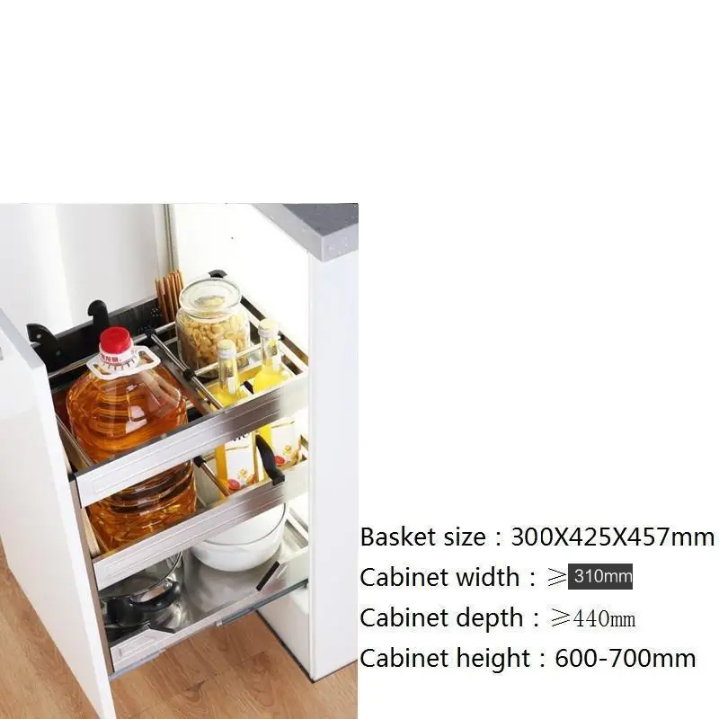 

Cucina De Despensa Organizador Armario Stainless Steel Cuisine Organizer Cocina Kitchen Cabinet Cestas Para Organizar Basket