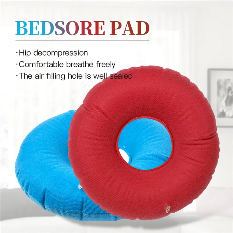 Многофункциональная подушка для массажа от геморроя ортопедическая надувная