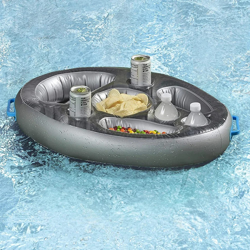 

1Pc Inflatable Floating Fruit Tray Pool Party Supplies Pool Drink Holder