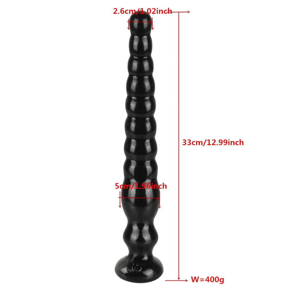 VETIRY Long Anal Plug Anus Backyard Beads Balls With Suction Cup Prostata Massage Butt Sex Toys for Women Men | Красота и здоровье