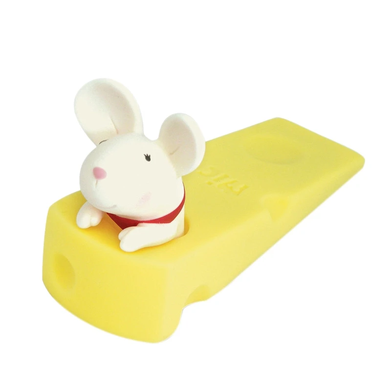 Симпатичные Дверные ограничители мультяшный креативный силиконовый держатель