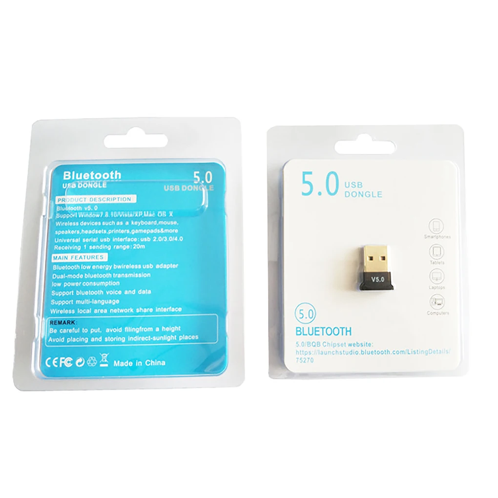 

Usb Bluetooth-compatible Adapters Bt 5.0 Usb Draadloze Computer Audio Ontvanger Zender Dongles Laptop Oortelefoon Mini Sender